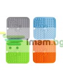 Силиконова подложка антистрес за безопасно хранене за домашни любимци 20см